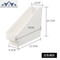 厨房带滑轮锅盖架置物架塑料锅具收纳架收纳盒储物架厨柜收纳筐 三维工匠