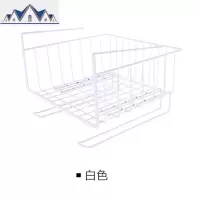 厨房橱柜下挂架置物架隔层挂篮储物架衣柜收纳架柜子挂架整理架 三维工匠