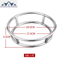 加厚不锈钢锅架双层锅垫炒锅架隔热放锅架防烫置物架厨房圆形蒸架 三维工匠