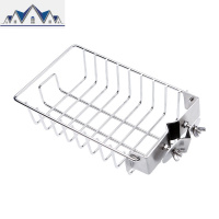 厨房不锈钢水龙头置物架水沥水架放锅刷洗碗池储物挂篮收纳 三维工匠