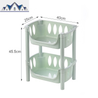 厨房置物架蔬菜篮子收纳筐落地多层家用加厚果蔬收纳置物架子 三维工匠