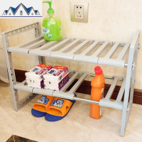 置物架落地衣柜厨房收纳架子卫生间鞋子储物架多功能桌面整理 三维工匠