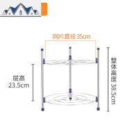 不锈钢厨房多功能放锅架家用电饭锅置物转角架多层收纳锅架子 三维工匠收纳层架