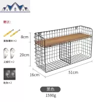 铁艺双层置物架落地多层卧室床头厨房杂物收纳架子桌面储物免打孔 三维工匠