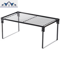 可叠加铁艺厨房置物架橱柜沥水碗碟架厨具收纳架调味品架子 三维工匠