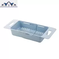 伸缩水置物架塑料沥水架厨房放碗筷架子家用碗碟架收纳架 三维工匠