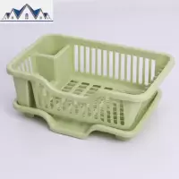 创意厨房放碗架沥水架置物架 塑料收纳架餐具架子碗筷收纳盒碗柜 三维工匠