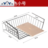 厨房吊柜下挂篮置物架宿舍桌柜子橱柜隔板分层衣柜悬挂式收纳挂架 三维工匠