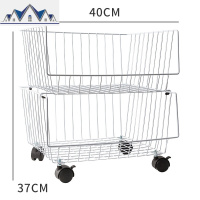厨房用品置物架落地多层蔬菜篮子铁艺收纳架子家用整理框储物 三维工匠