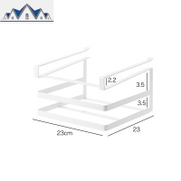 厨房置物架壁挂免打孔砧板架菜板架案板架橱柜下挂收纳架锅盖挂架 三维工匠