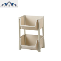 厨房置物架落地多层水果蔬菜筐塑料储物菜篮子客厅层架浴室收纳架 三维工匠