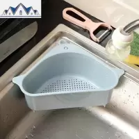 厨房吸盘式水置物沥水架三角形漏水厨房用品家用大全 三维工匠收纳层架