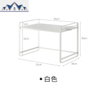 厨房微波炉架子烤箱置物架落地2层多功能收纳储物架 三维工匠