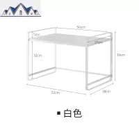 厨房微波炉架子烤箱置物架落地2层多功能收纳储物架 三维工匠