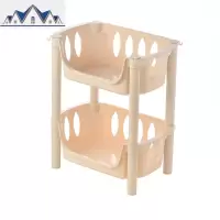 厨房置物架落地多层蔬菜架用品菜篮子储物筐家用果蔬玩具收纳 三维工匠