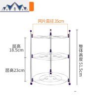 放锅架子厨房置物架用品锅具收纳架锅架多层落地三角转角台面家用 三维工匠