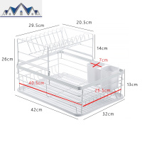 厨房碗碟架放碗架碗筷沥水架水装餐具置物架收纳盒收纳架 三维工匠