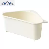湿垃圾沥水篮厨余厨房水垃圾桶三角放刷碗海绵架过滤筐收纳挂篮 三维工匠收纳层架
