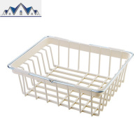 水可伸缩碗碟架放碗架沥水架 家用厨房装碗筷碗柜置物架 三维工匠