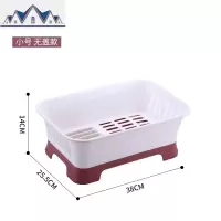 厨房用品家用碗筷收纳盒放碗架沥水架餐具碗碟收纳置物架沥水篮子 三维工匠