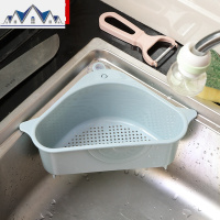 水沥水篮收纳挂篮厨房小用品抹布洗碗布洗菜盆垃圾置物架沥水架 三维工匠