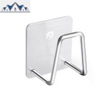 不锈钢海绵沥水架免打孔壁挂洗碗布百洁布下水盖子收纳置物挂架 三维工匠收纳层架