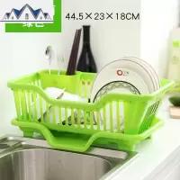 碗筷沥水架塑料碗架碗碟沥水置物架餐具漏水篮子厨房收纳滤干架 三维工匠