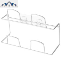浴室拖鞋架壁挂拖鞋沥水架卫生间鞋子收纳宿舍后挂式小鞋架 三维工匠收纳层架