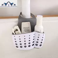水龙头水塑料沥水篮收纳挂篮厨房小用品厨具置物架收纳架沥水架 三维工匠