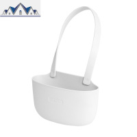 水塑料沥水篮 厨房收纳架挂篮 置物用品创意厨具碗筷沥水挂袋 三维工匠