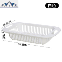 家用厨房洗菜篮子水洗菜盆可伸缩沥水架多功能置物架塑料收纳架 三维工匠