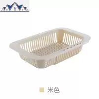 可伸缩水沥水架洗菜盆置物架碗筷架子家用厨房碗碟架蔬菜收纳架 三维工匠