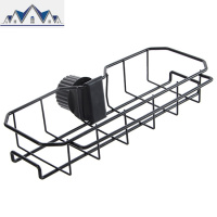 免打孔水龙头置物架 厨房洗碗海绵沥水架水池抹布收纳架 三维工匠