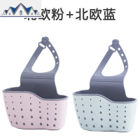 水龙头置物架厨房用品水沥水篮沥水架挂袋水池洗碗海绵收纳挂篮 三维工匠