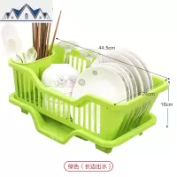 大号碗碟沥水架厨房碗柜塑料沥水盘碗盘家用置物架放碗筷收纳箱筐 三维工匠