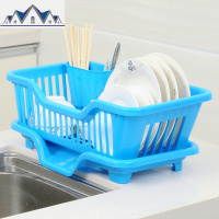 厨房滴水碗架碗碟沥水架 塑料角架 厨房小件用具碗柜厨具置物架 三维工匠