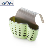 水水龙头塑料挂篮沥水篮收纳袋海绵沥水架厨房家用置物架挂架子 三维工匠