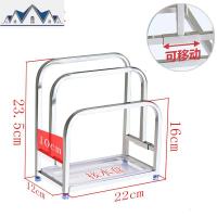 304不锈钢砧板架带接水盘一体免组装厨房菜板案板收纳置物架子 三维工匠