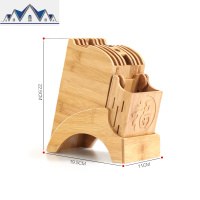 厨房刀架多功能大刀架家用刀座置物架插放刀具收纳架筷笼一体 三维工匠