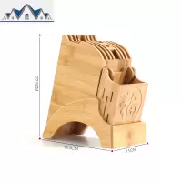 厨房刀架多功能大刀架家用刀座置物架插放刀具收纳架筷笼一体 三维工匠