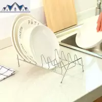 厨房用品不锈钢单层晾碗碟置物架碟架盘沥水架收纳架沥水架放碗架 三维工匠