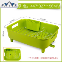 厨房置物架 收纳架用品免打孔省空间碗筷沥水架沥水碗架 三维工匠