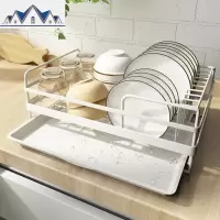 厨房置物架晾放碗碟筷餐具碗筷收纳架家用碗架沥水架滤水篮 三维工匠