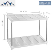 厨房置物架调料架厨房用品用具储物架砧板双层架子 多款可选 三维工匠
