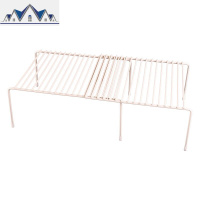 可伸缩铁艺厨房置物架下水橱柜碗碟架调料架家用调味品收纳架子 三维工匠