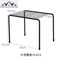 可伸缩铁艺落地厨房置物架橱柜碗碟架 厨具沥水收纳架调味品架子 三维工匠