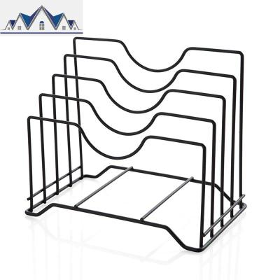 多层蒸锅盖架厨房置物架放粘菜板的架子砧板支架案板收纳架 三维工匠