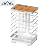 家用厨房用品台置免打孔多功能放菜刀具置物收纳挂架刀架刀座 三维工匠收纳层架