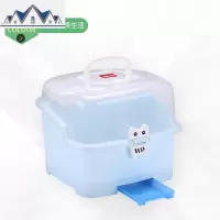 家用厨房碗筷收纳盒放碗碟防尘沥水架收纳箱置储物架塑料碗柜 三维工匠收纳层架