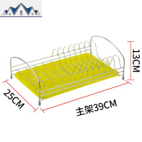 晾放碗碟沥水架碗架厨房置物架家用放碗架碗筷收纳盒餐具架储物架 三维工匠